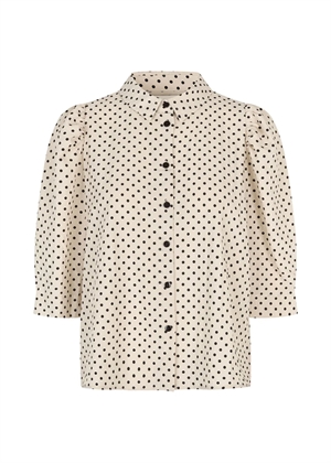 Bono ss skjorte Creme Lollys Laundry 
